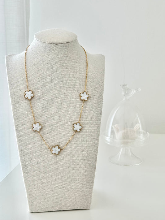 Collier Tiffany DORÉ blanc